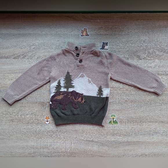 Gymboree bear 🐻 sweater 5-6 years - Picture 14 of 16